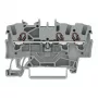 WAGO 2001-1301 Morsetto passante a 3 conduttori, 1,5 mm², Push-in CAGE CLAMP, Ex e II, grigio