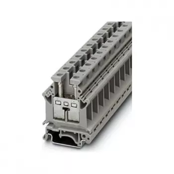 Phoenix 3006043 UK 16 N Morsetto passante, collegamento a vite, 16 mm², 1000 V, 76 A, grigio