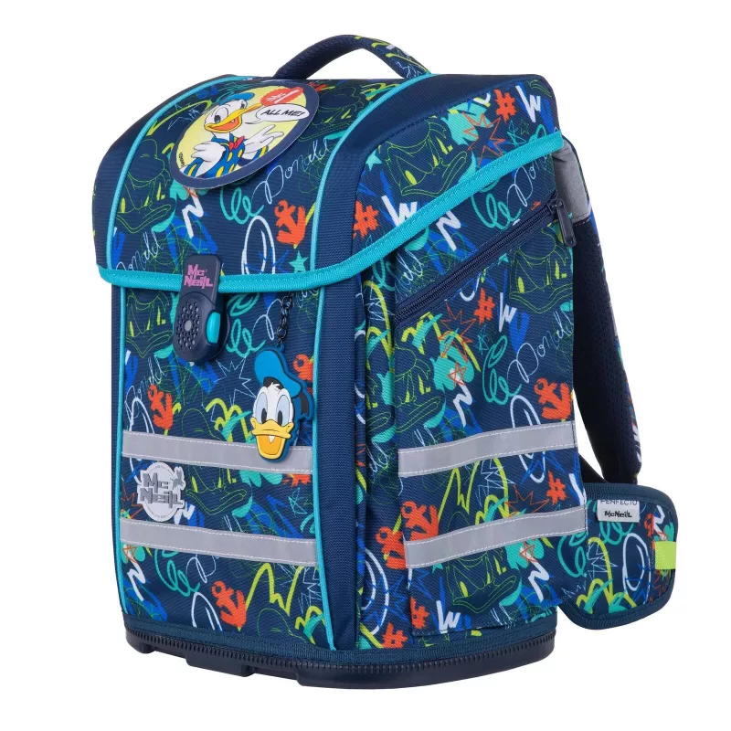 McNeill Set zaino scuola PERFECTO 5 pezzi Donald Duck