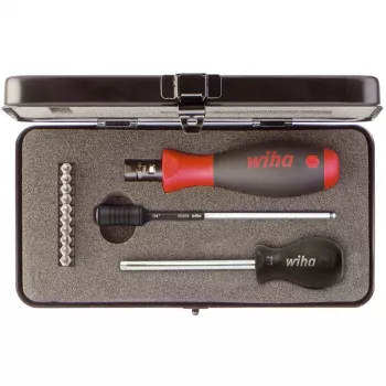 Wiha 34614 Set cacciaviti a coppia isolati VDE 14 pezzi con slimBits