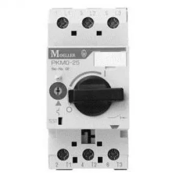 EATON PKZM0-25 interruttore di protezione motore, 3 poli, 20-25 A, 12,5 kW a 400V, manopola rotante