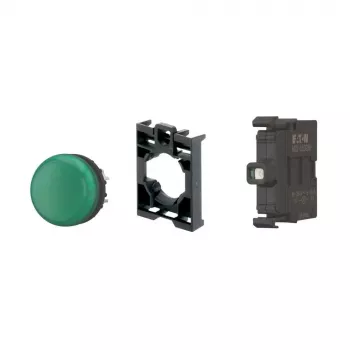 Eaton M22-L-G-LED-BVP luce LED verde, 22,5 mm, 12-30 V AC/DC, IP66/IP67/IP69K