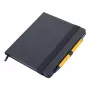 TROIKA BLACK SLIMPAD A5 quaderno con penna gialla