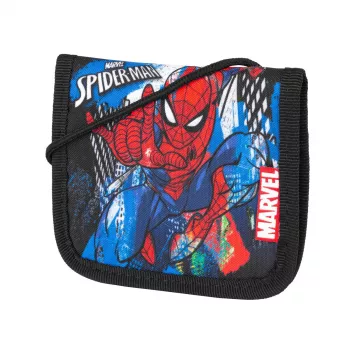 McNeill Marvel Spider-Man borsello con finestra per documento, rosso/blu