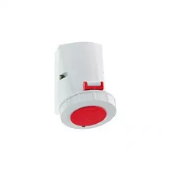 BALS 1155 presa a parete 32A 5 poli 400V 6h IP67 rosso/grigio