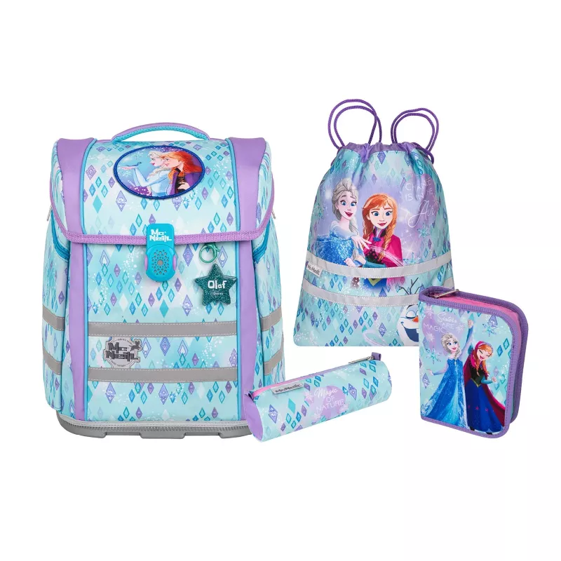 McNeill set zaino scuola PERFECTO 5 pezzi Disney Frozen