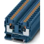 Phoenix 3212123 PT 10 BU Morsetto passante, connessione push-in, 10 mm², blu