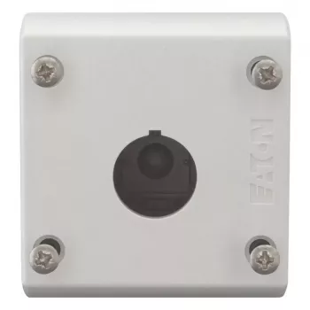 Eaton M22-I1 custodia vuota da parete, 1 posizione, grigio RAL 7035, IP66, 80 x 72 x 56 mm