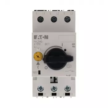 EATON PKZM0-1 interruttore di protezione motore, 0,63-1A, 3 poli, 0,25kW a 400V, manopola rotante, morsetti a vite