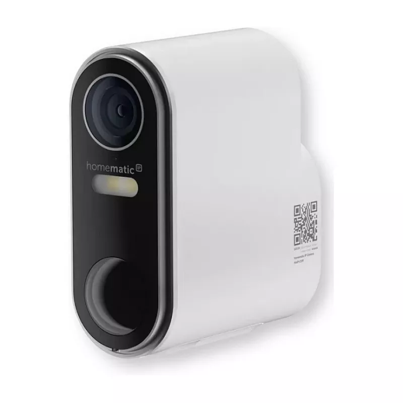 Homematic IP telecamera esterna a batteria (HmIP-COR) – 3MP, WLAN, bianco/nero