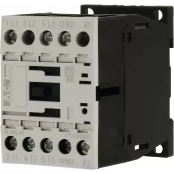 EATON DILM12-10 24VDC contattore di potenza 3 poli 1NO 12A 5,5kW 400V AC-3 guida DIN