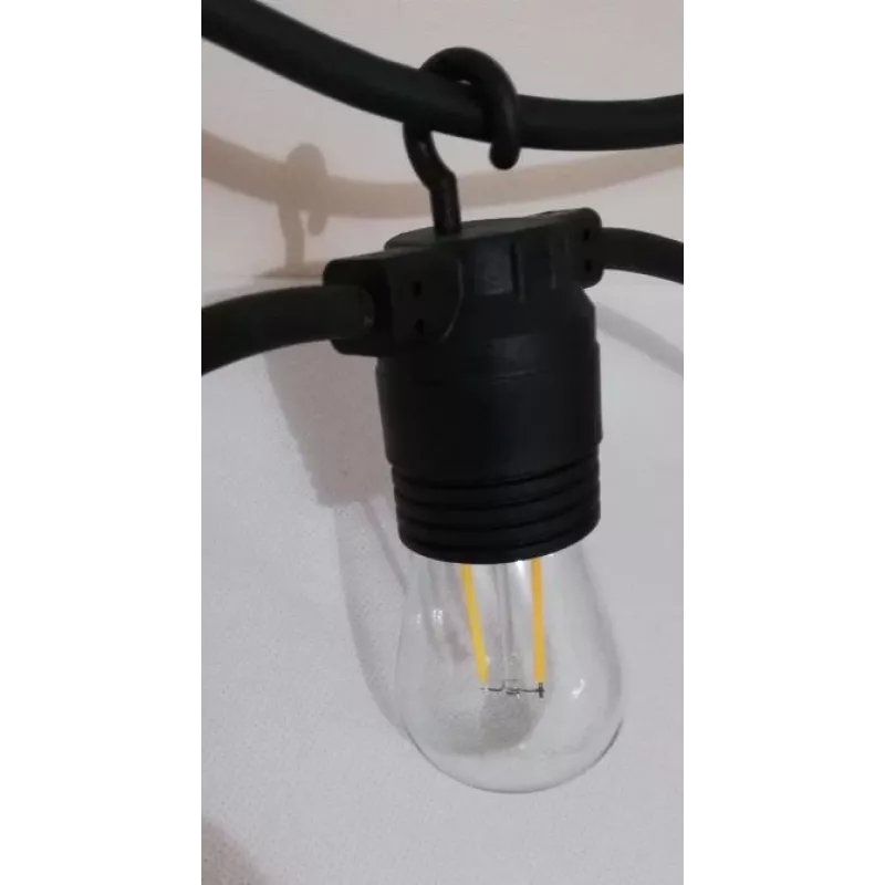 SYNERGY21 S21-LED-001138 lampada LED retrofit S14 E27 bianco caldo 1,5W per catene luminose