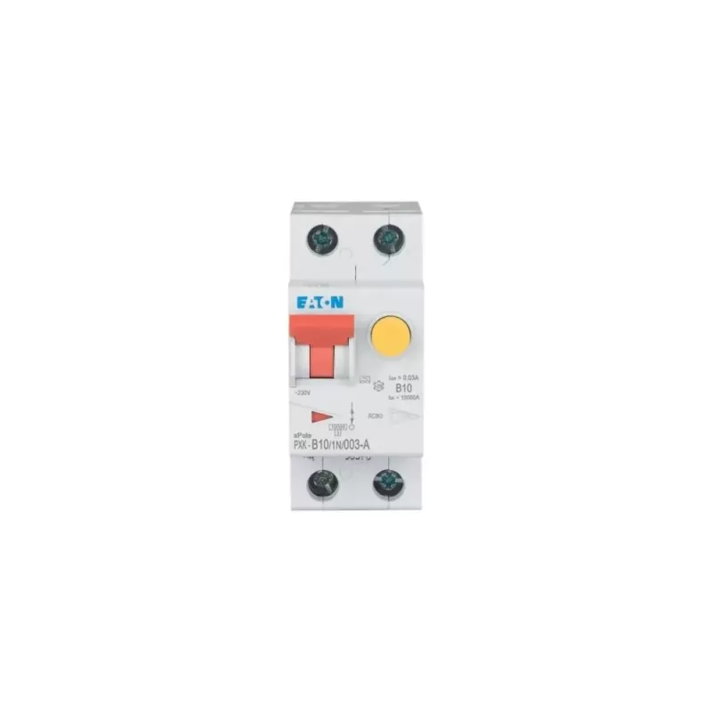 Eaton PXK-B10/1N/003-A RCBO 10A 30mA tipo A 1P+N 230V 6kA 2TE