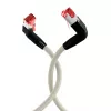 EFB Elektronik K4137GR.2 cavo patch Cat.6A S/FTP LSZH, Draka UC900 TM21, 2x90 gradi, 2 m, grigio