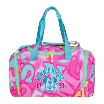McNeill Disney Minnie Mouse borsa sport, rosa/rosso, 16L, poliestere, bambino