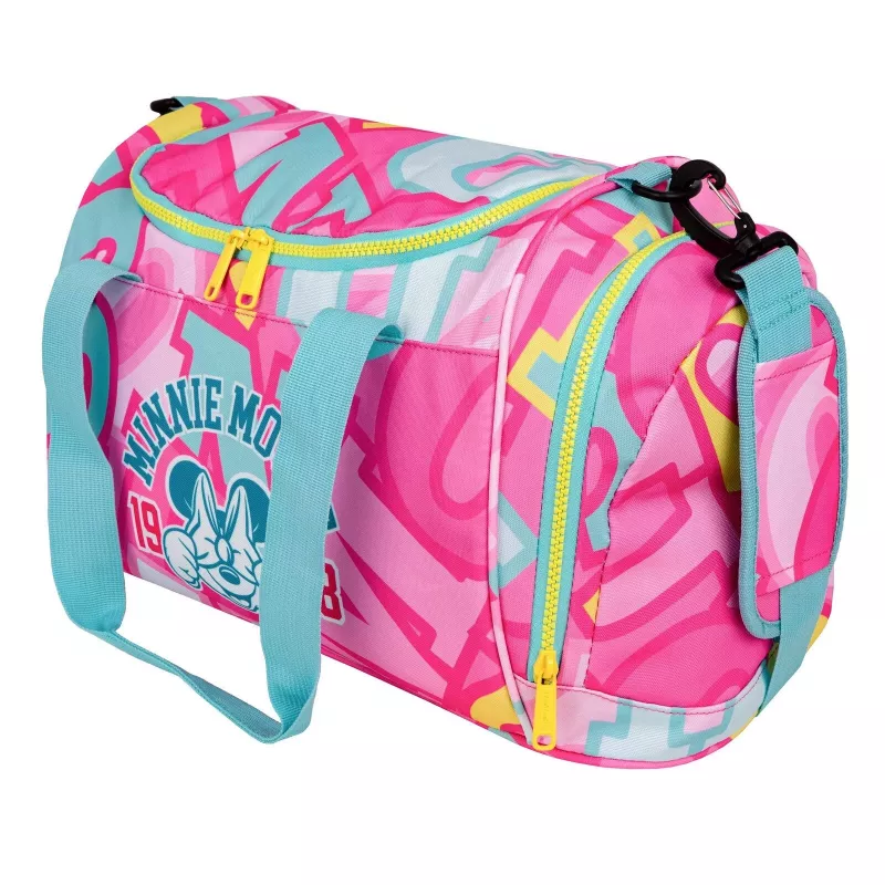 McNeill Disney Minnie Mouse borsa sport, rosa/rosso, 16L, poliestere, bambino