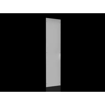 Rittal VX parete laterale, fissaggio a vite, per armadio HxL: 2000x500 mm, lamiera d'acciaio, RAL 7035, coppia