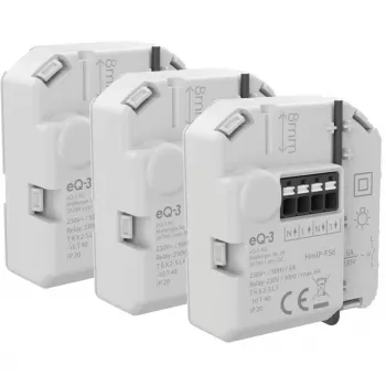 Homematic IP attuatore di commutazione da incasso 6 A (confezione da 3)