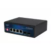 ALLNET ALL-SGI8104v3 switch industrial unmanaged Layer 2, 6 porte GbE, 4x GbE RJ45, 2x SFP, senza ventola, IP40