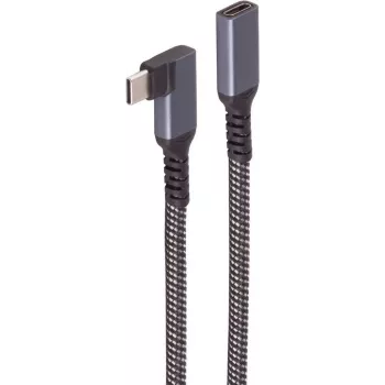 ShiverPeaks BS14-74013 cavo da USB-C a USB-C 3.2 Gen 2, 0,5 m, nero/bianco