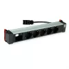 Bachmann POWER FRAME 5x presa Schuko 1x slot modulo 0,2m GST18i3 nero