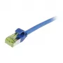 Synergy21 Cavo patch CAT6A S/FTP, RJ45, 500MHz, 2 m, blu, slimline, LSZH, AWG28