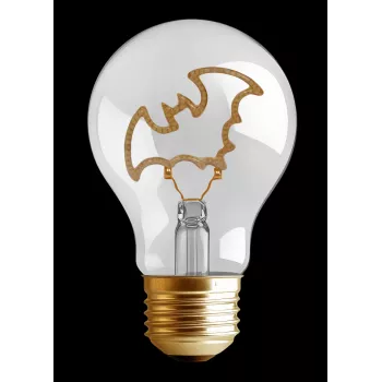 SYNERGY21 S21-LED-0026077 lampadina LED decorativa A68 Halloween pipistrello ricaricabile