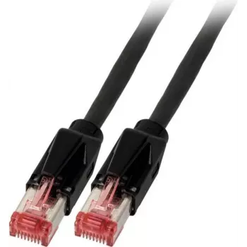 EFB Elektronik K8708SW.7,5 cavo patch Cat.6A S/FTP LSZH, Daetwyler 7702 TM21, 7,5 m, nero