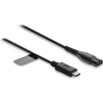 Cavo di ricarica USB Type-C Delock 4,3 V per rasoio elettrico compatibile con Philips OneBlade 360 Face + Body - cavo di ricarica rasoio di ricambio 1 m