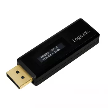 LogiLink CV0112 tester EDID DisplayPort, nero