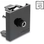 Delock Easy 45 Modulo DC 5,5 x 2,5 mm connettore femmina su DC 5,5 x 2,1 mm connettore maschio nero