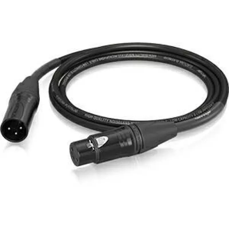 Behringer PMC-150 Cavo XLR, femmina su maschio, cavo microfono 1,5 m, nero