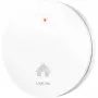 LogiLink SC0019 Rilevatore di fumo ultra piatto, batteria da 10 anni, certificato VdS, bianco