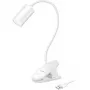 LogiLink Lampada da scrivania LED con clip, 3,8 W, bianco