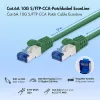 LogiLink cavo patch Cat.6A S/FTP LSZH, 15 m, verde, EconLine