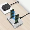 LogiLink docking station USB 3.2 Gen2, 2 vani, per SSD M.2 NVMe, funzione di clonazione