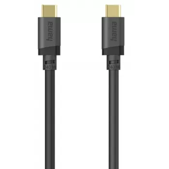 Cavo USB-C su USB-C 5 Gbit/s, 240 W, 0,75 m, nero