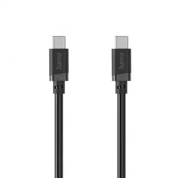 Hama cavo USB-C su USB-C, 2 m, 60W Power Delivery, nero