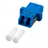 EFB Electronics adattatore in fibra ottica LC Duplex OS2 monomodale, custodia in plastica blu, ingombro SC simplex, monopezzo