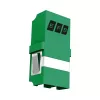 EFB modulo keystone LC/APC Duplex OS2 verde - adattatore in fibra ottica monomodale