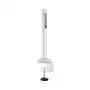 LogiLink barra di montaggio desktop per slatwall, set da 2 – altezza 450 mm, diametro 35 mm, nera, fissaggio senza attrezzi