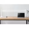 LogiLink barra di montaggio desktop per slatwall, set da 2 – altezza 450 mm, diametro 35 mm, nera, fissaggio senza attrezzi