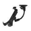 Supporto a ventosa per auto LogiLink AA0102 per parabrezza e cruscotto, rotazione 360°, uso con una mano, per smartphone da 50-85 mm, nero