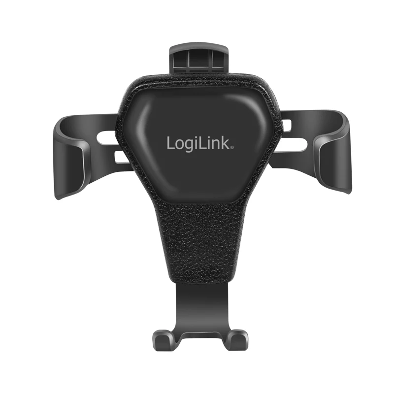 Supporto universale per smartphone da bocchetta di aerazione auto LogiLink AA0164, rotazione 360°, uso con una mano, nero