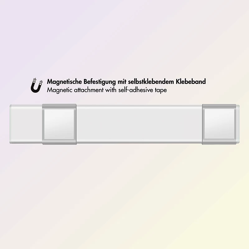 LogiLink luce LED sottopensile, ultrasottile, sensore PIR, 200mm, 80lm