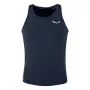 Salewa Agner Hybrid Tank canotta baselayer bambino senza maniche - Navy Blazer Melange 104-116 cm