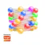 LogiLink WiFi Smart Globe Fairy String Light, 3m, compatibile Tuya, RGB + bianco caldo, IP44, 20 LED