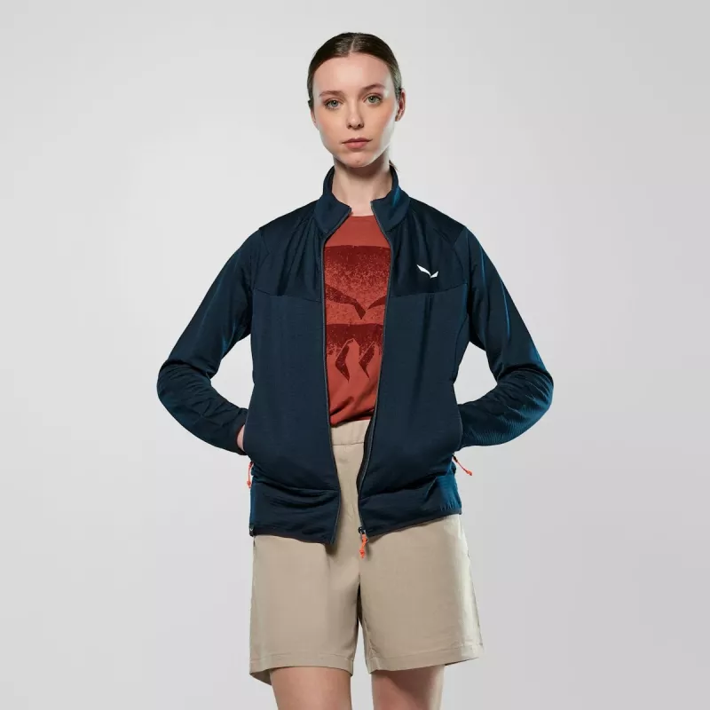 Salewa Puez Altavia PL giacca in pile donna Navy Blazer 36 (S)