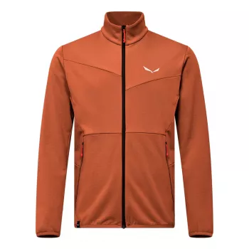 Salewa Puez Cammino giacca in pile uomo marrone noce EU 48 (M) - Polarlite Alpine Trekking Mid-Layer