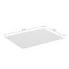 LogiLink Tappetino protettivo per pavimenti 120 x 90 cm extra morbido trasparente per pavimenti duri